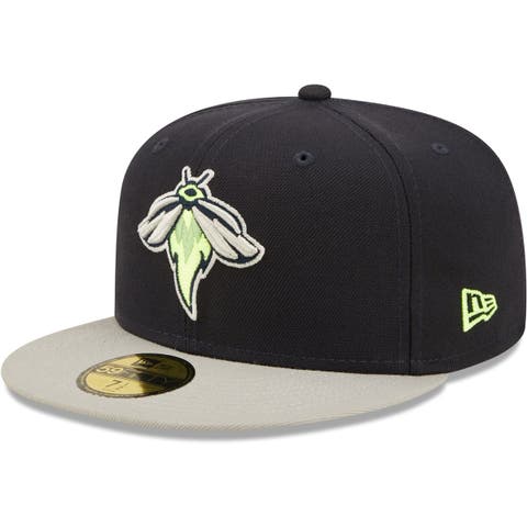 Men's New Era Navy Columbia Fireflies Authentic Collection Road 59FIFTY Fitted Hat