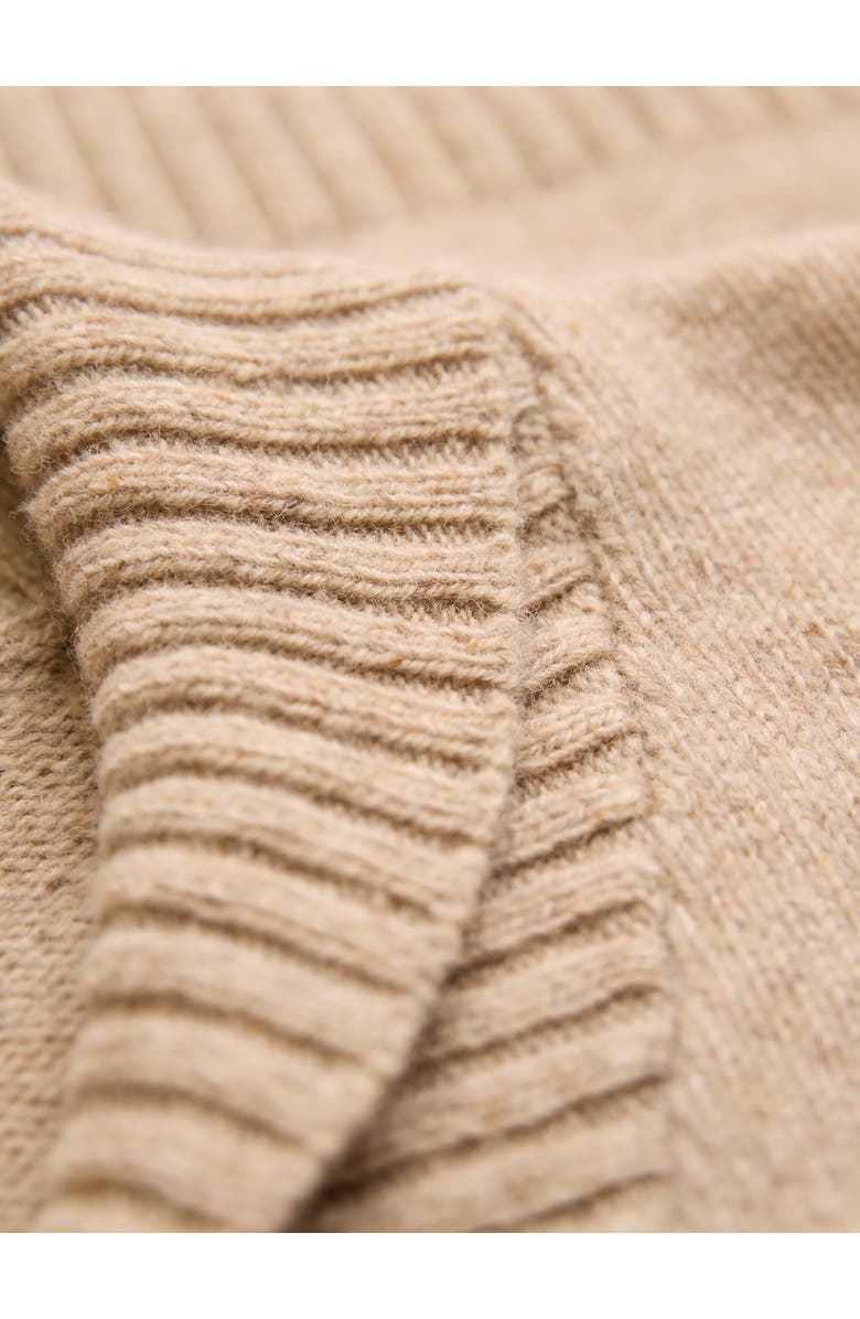 Celtic & Co. Shawl Collar Slouch Sweater, Alternate, color, Oatmeal