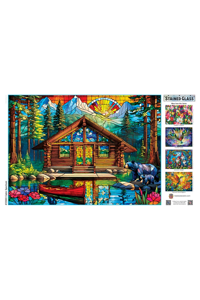 Cabin Spectrum 1000 Piece Jigsaw Puzzle, Alternate, color, Multicolor
