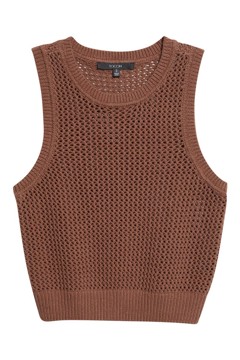 Izzy Knit Tank, Alternate, color, COCOA