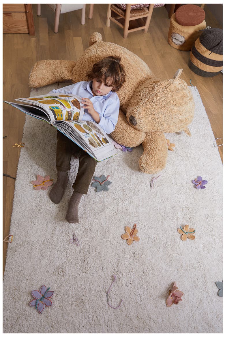 Sleepy Bear Pouf, Alternate, color, LIGHT HONEY