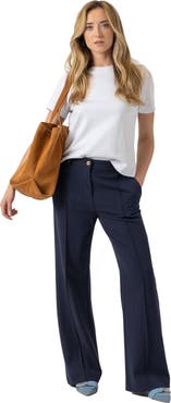 Saint + Sofia Cambridge Tailored Wide Leg Pant