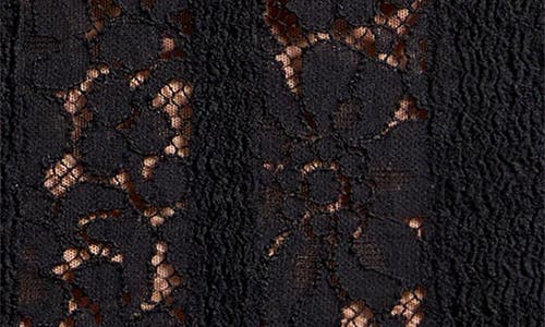 House Of Cb Sadie Off The Shoulder Long Sleeve Lace Minidress In Black