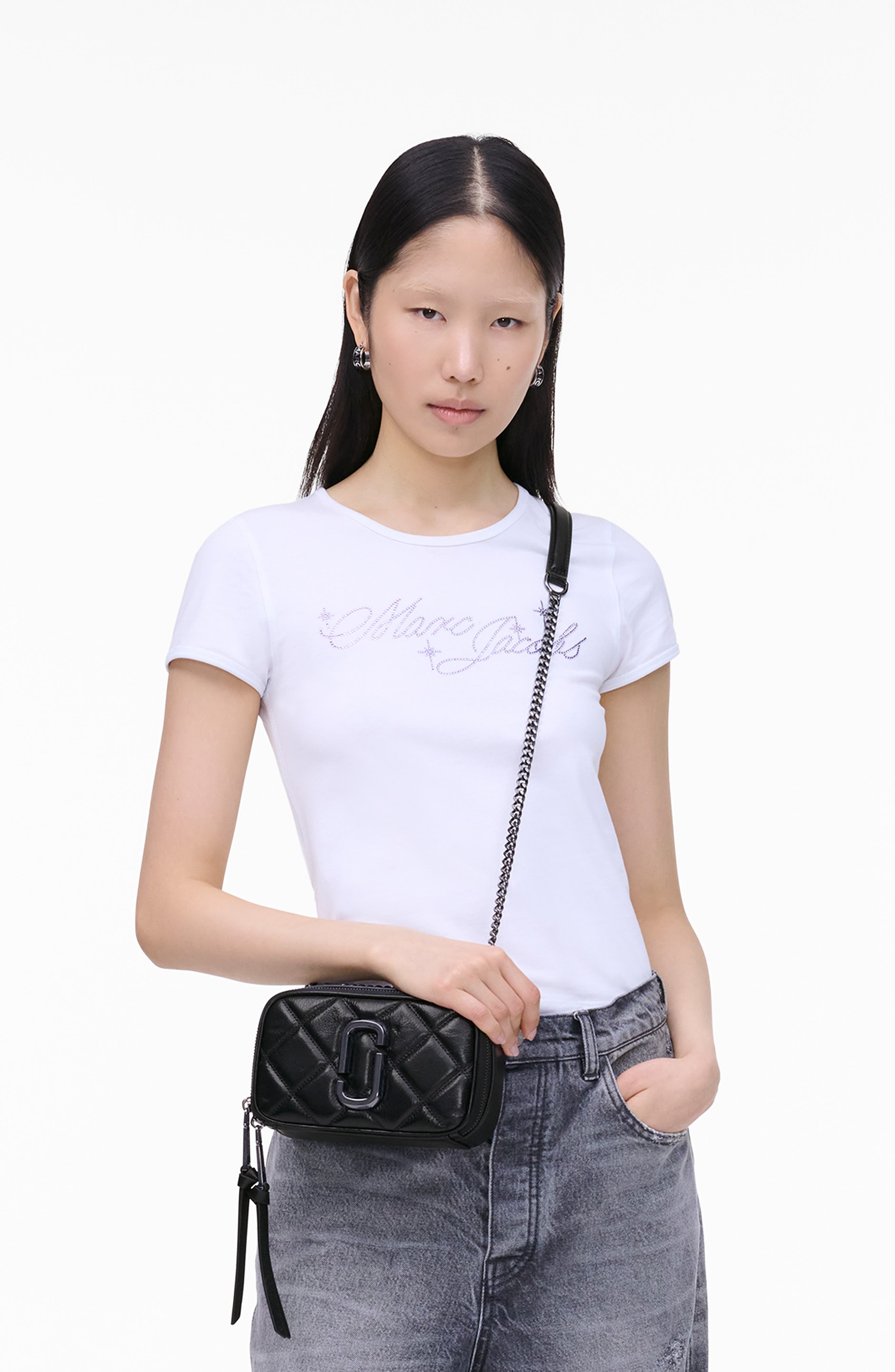 Marc Jacobs The Quilted Softshot Bag, Alternate, color, 