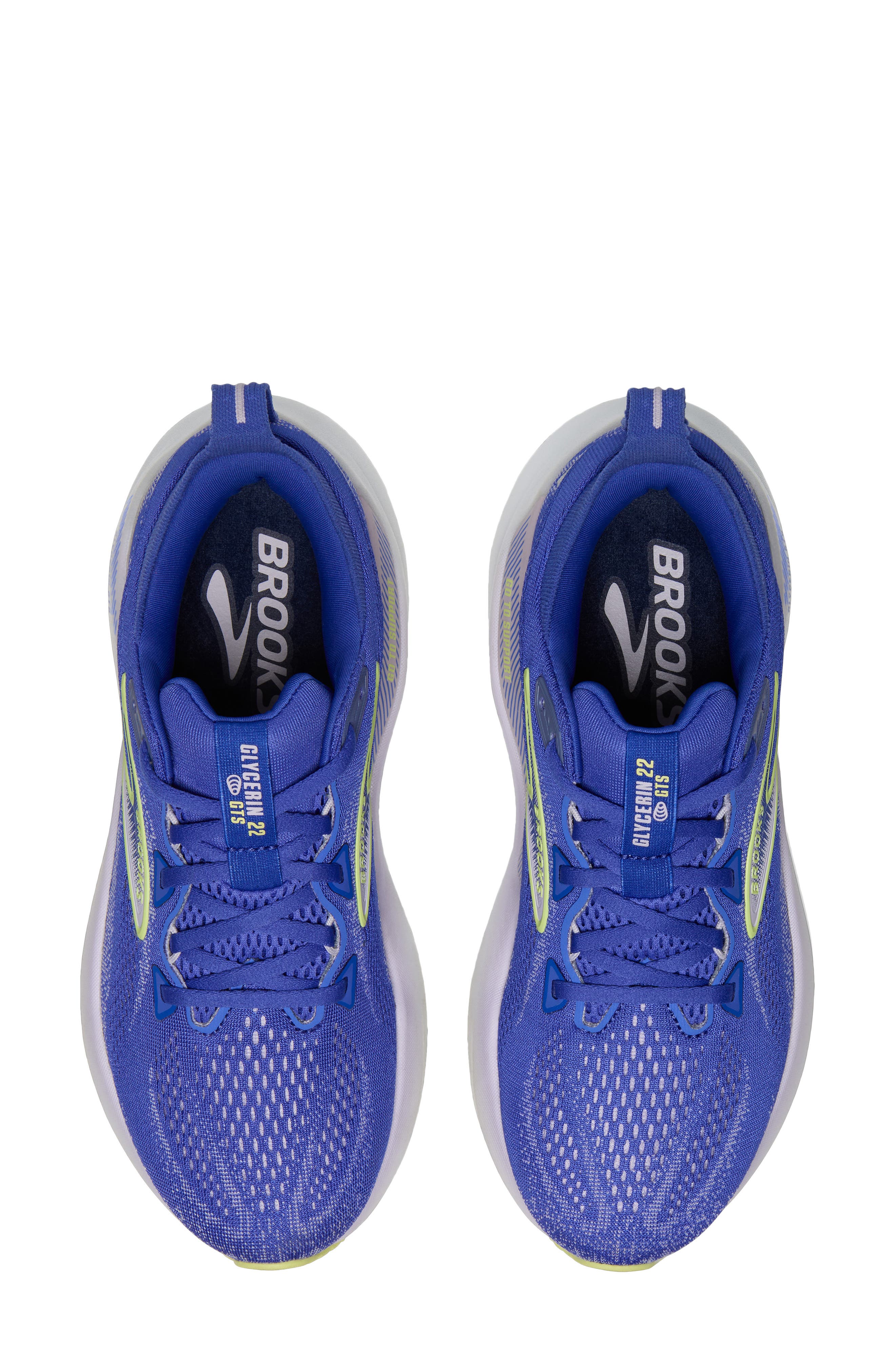 Glycerin GTS 22 Running Shoe, Alternate, color, AMPARO BLUE/ IRIS/ YELLOW