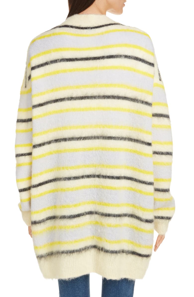 Acne Studios Keda Oversize Wool & Alpaca Blend Cardigan, Alternate, color, 