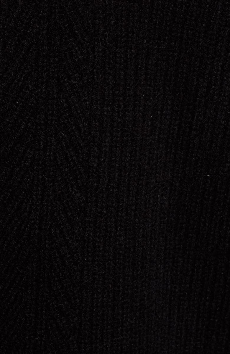 Nordstrom Signature Rib Knit Cashmere Bell Sleeve Sweater, Alternate, color, 