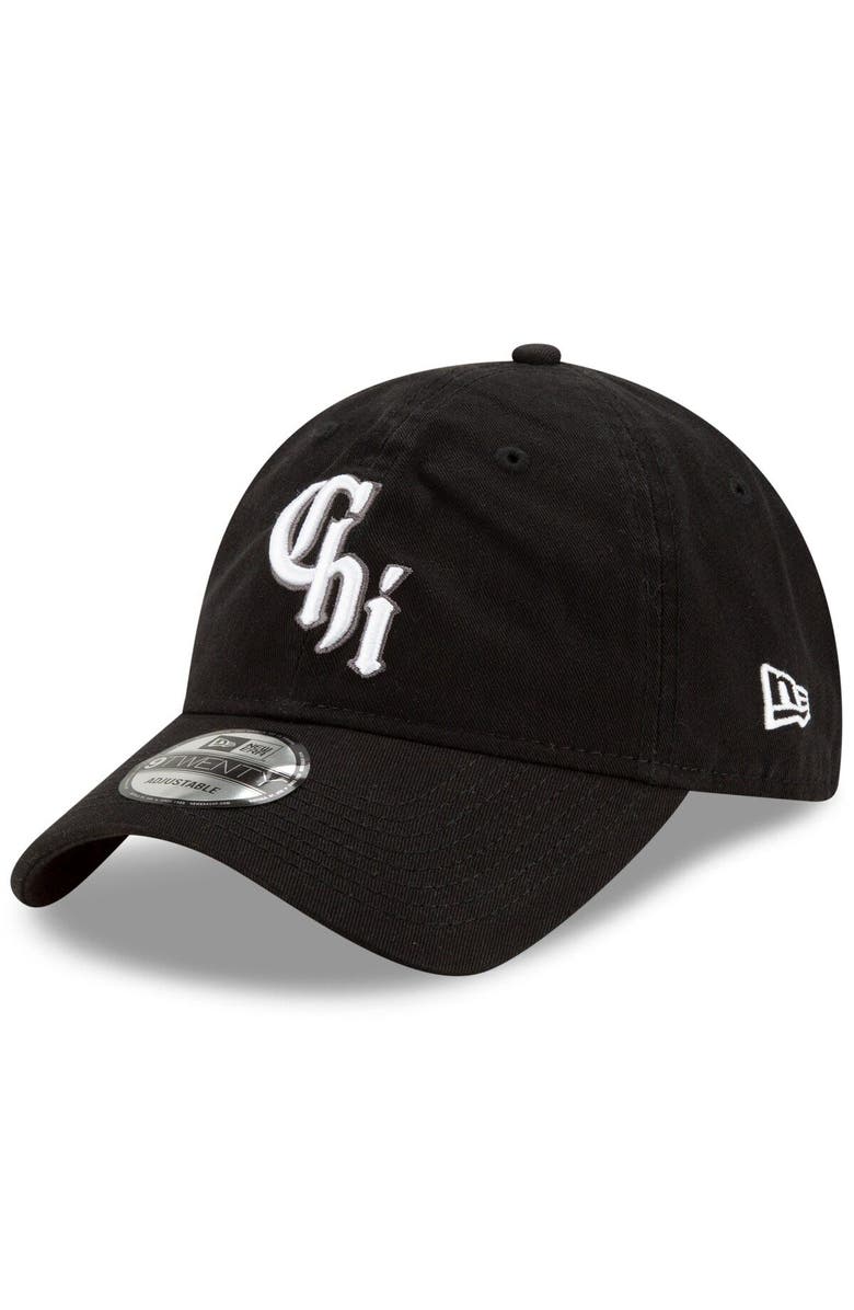 New Era Men's New Era Black Chicago White Sox 2021 City Connect 9TWENTY Adjustable Hat, Main, color, 