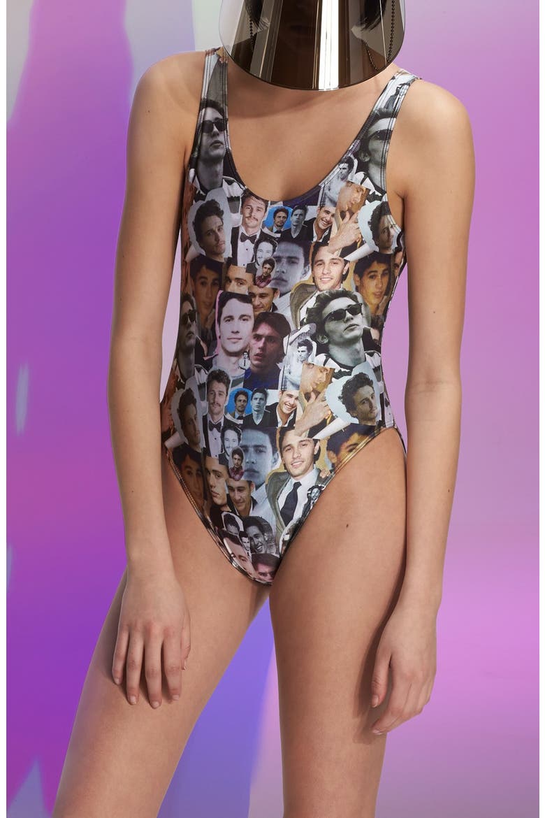 'James Franco' One-Piece Swimsuit, Main, color, MULTI