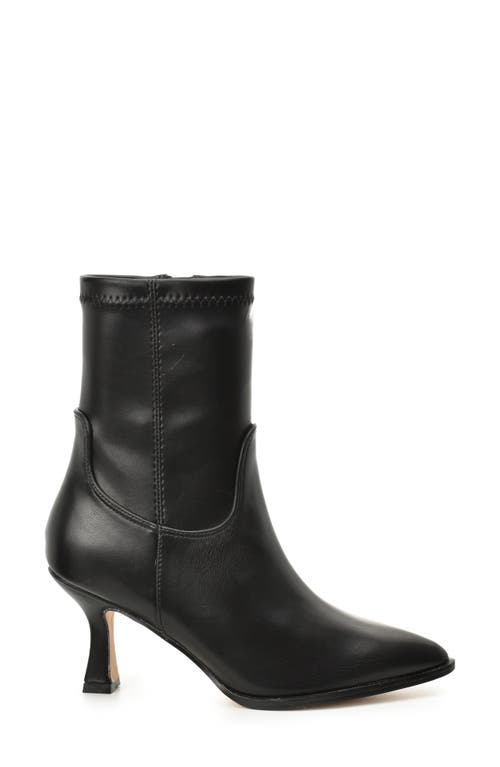 NICOLE MILLER NICOLE MILLER KITTEN HEEL STRETCH BOOTIE