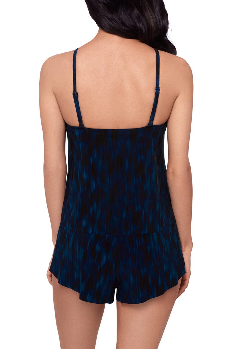 Carezza Goldie Underwire One-Piece Swimsuit, Alternate, color, BLACK/ GREEN/ TURQUOISE