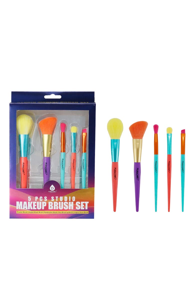 PURSONIC Studio Makeup Brush Set, Main, color, Multicolor