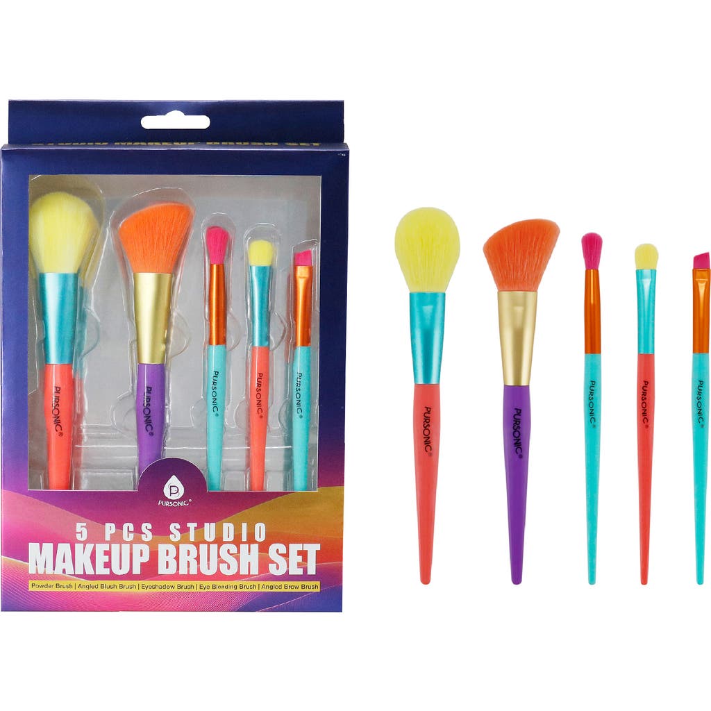 Pursonic Studio Makeup Brush Set In Multi