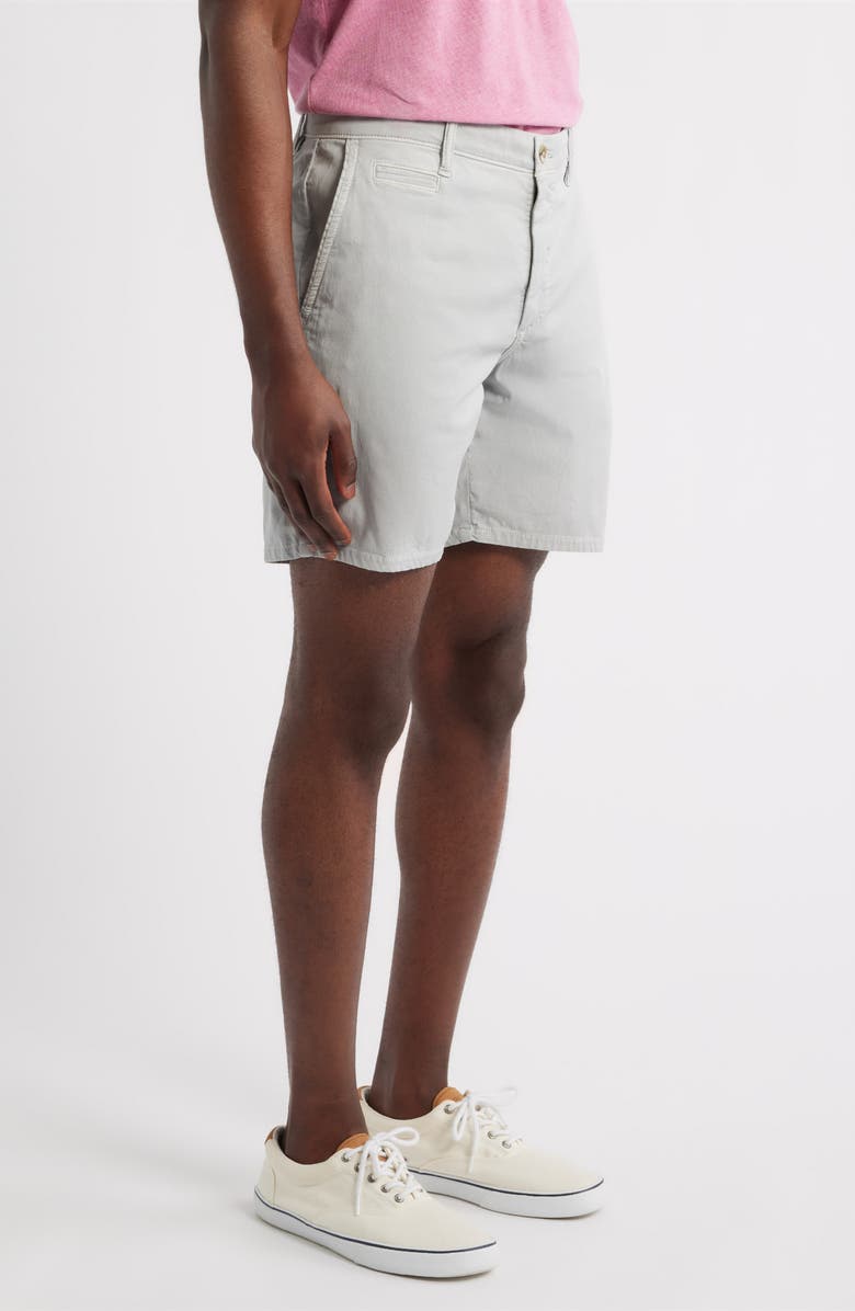 johnnie-O Nassau Chino Shorts, Alternate, color, Chrome
