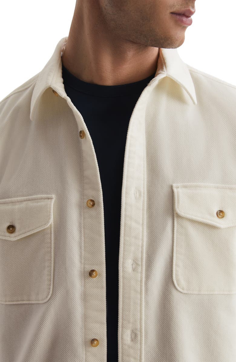 Reiss Cialini Stretch Cotton Twill Button-Up Shirt, Alternate, color, 