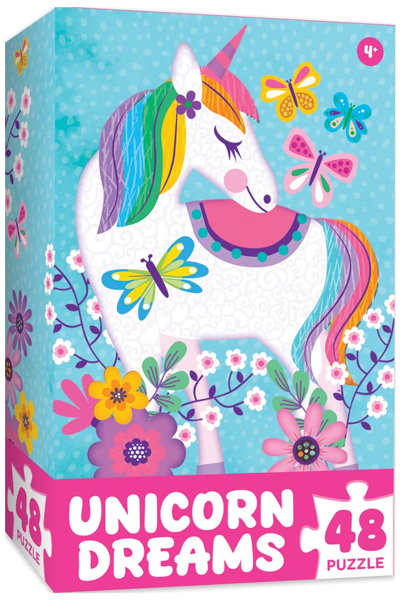 Unicorn Dreams 48 Piece Value Puzzle, Main, color, Multicolor