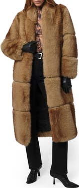 Apparis Sylke Pluche™ Faux Mink Longline Coat