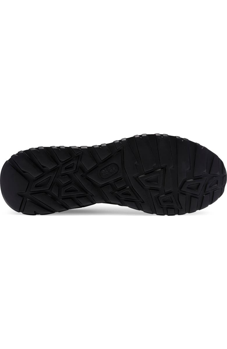 Clarks<sup>®</sup> Radwell Lace-Up Leather Sneaker, Alternate, color, Black Leather