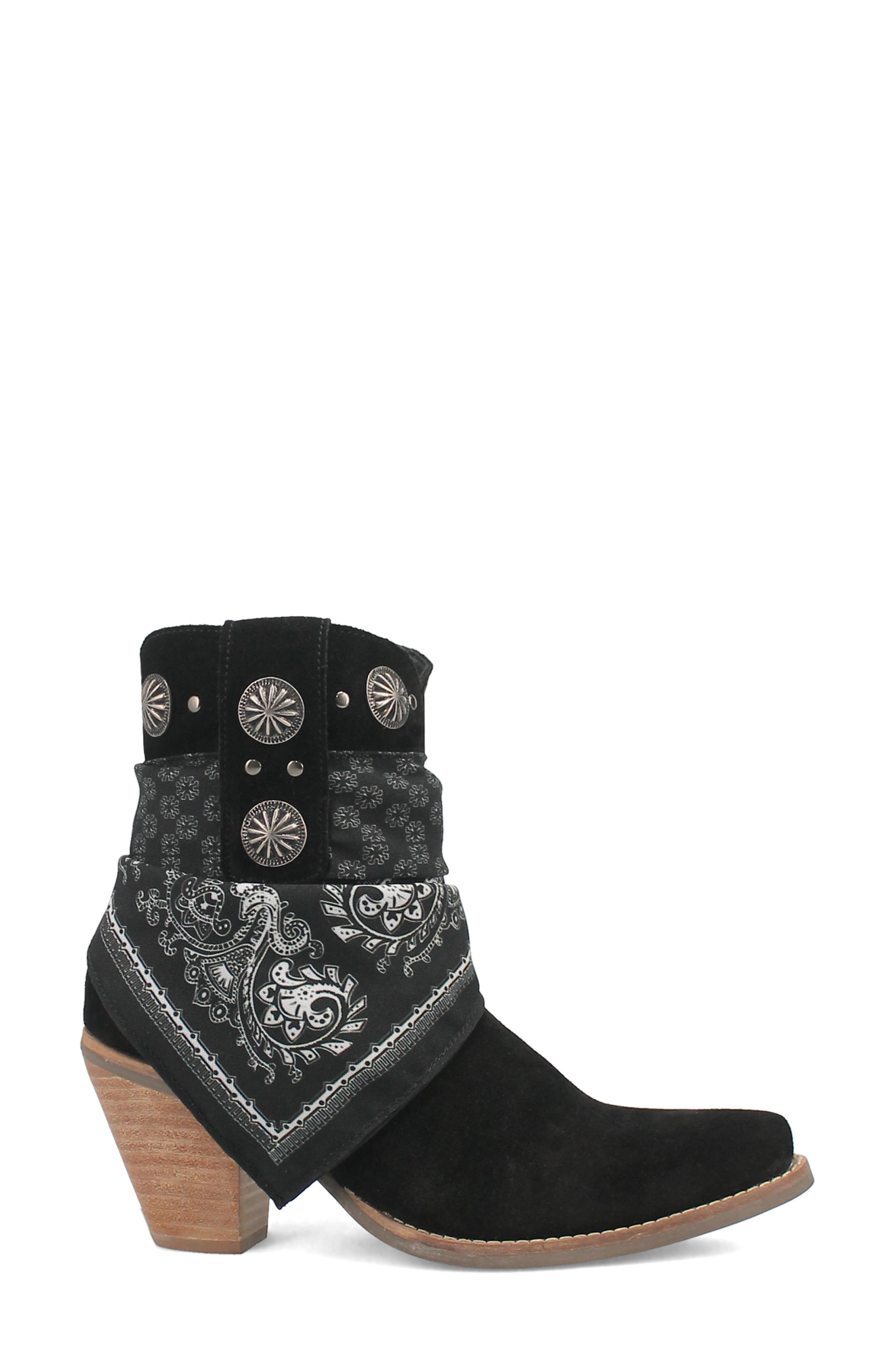 Dingo Bandida Side Zip Western Boot, Alternate, color, 
