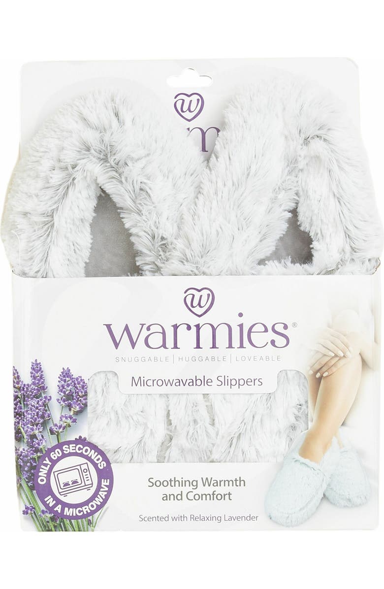 Warmies Marshmallow Plush Slippers, Alternate, color,