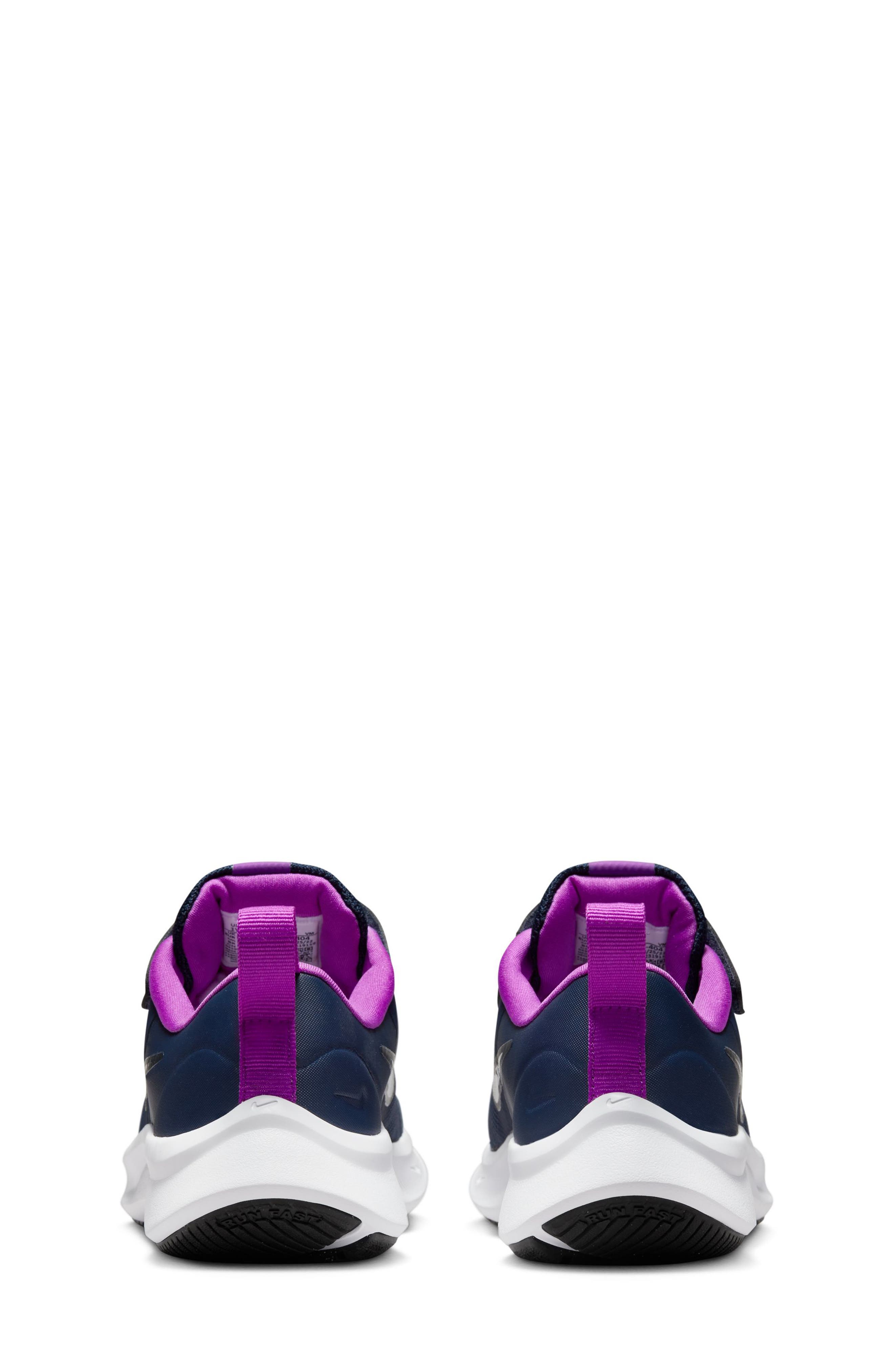 Star Runner 3 Sneaker, Alternate, color, MIDNIGHT NAVY/ SILVER/ PURPLE