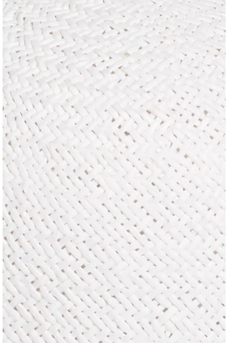 Large Brim Straw Hat, Alternate, color, WHITE COMBO
