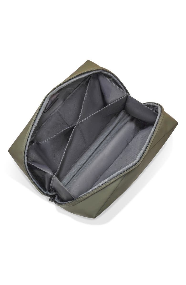 CHAMPS Waterproof Nylon Dopp Kit, Alternate, color, Green