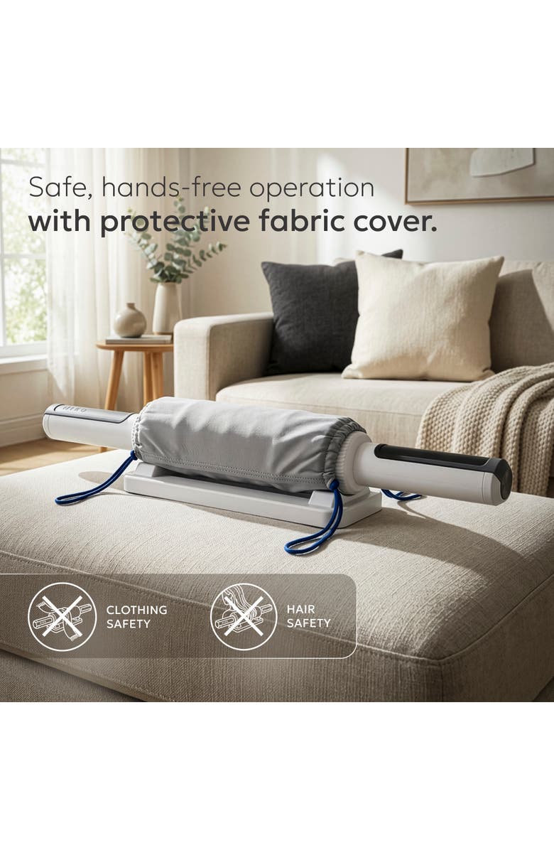 MIKO Swift Rolling Percussive Massager with 5 Speeds, Alternate, color, White