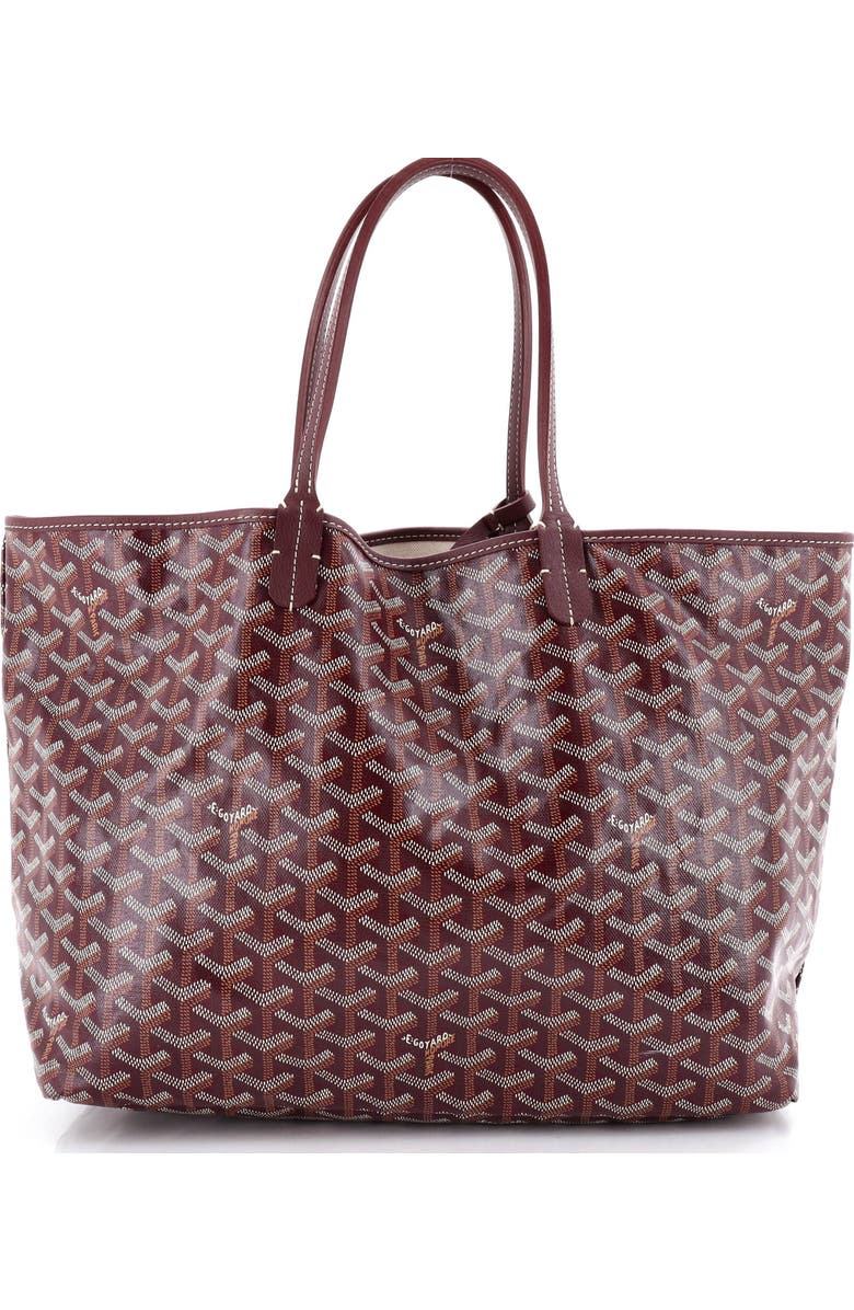Pre-Owned Goyard Saint Louis Tote Coated Canvas PM, Main, color, Red