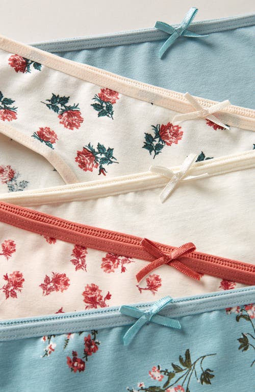 Nordstrom Kids' Assorted 5-pack Hipster Briefs In Multi