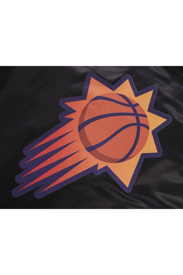 Men's Pro Standard Black Phoenix Suns 2023/24 City Edition Satin Full-Snap Jacket, Alternate, color, Black