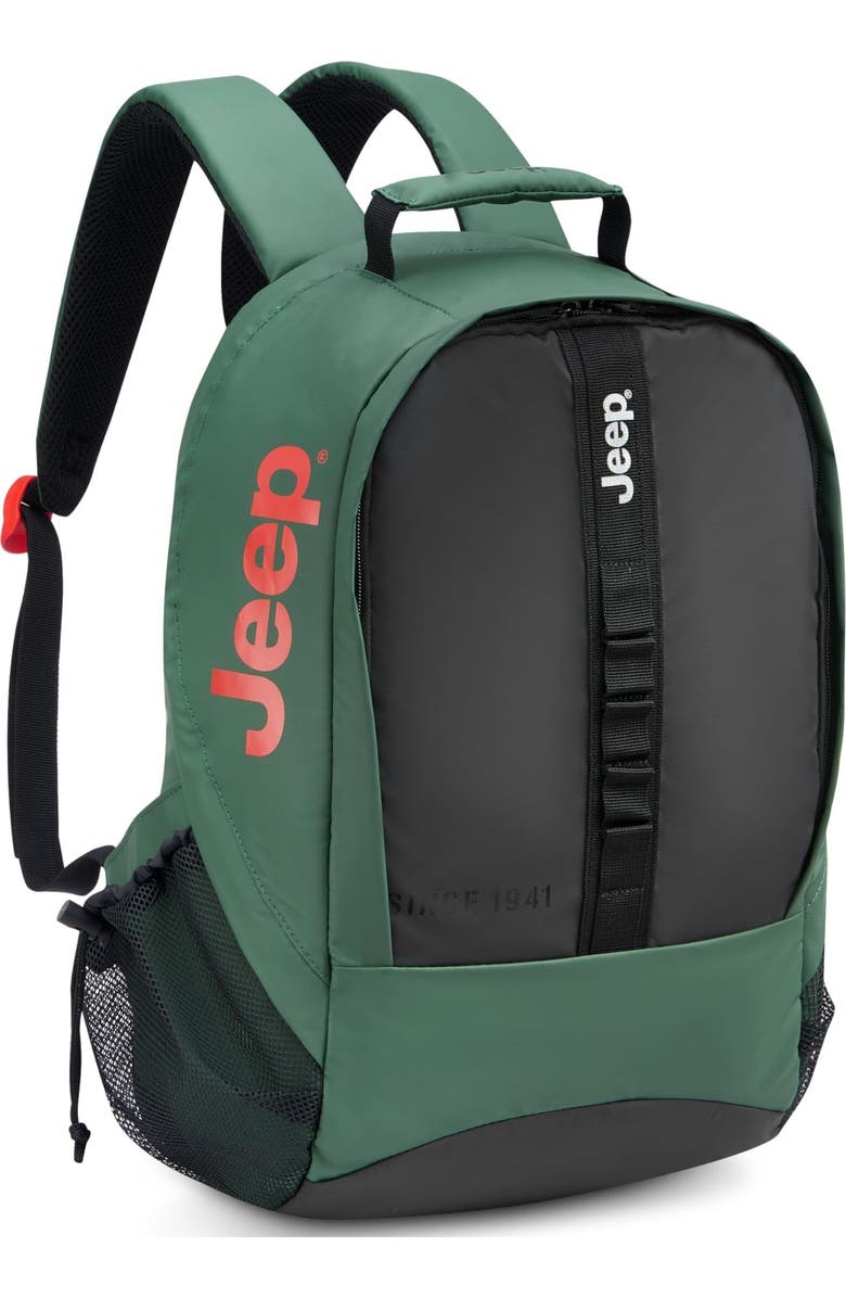 JEEP JS011B 15.6" Laptop Laptop Travel Backpack, Main, color, Green