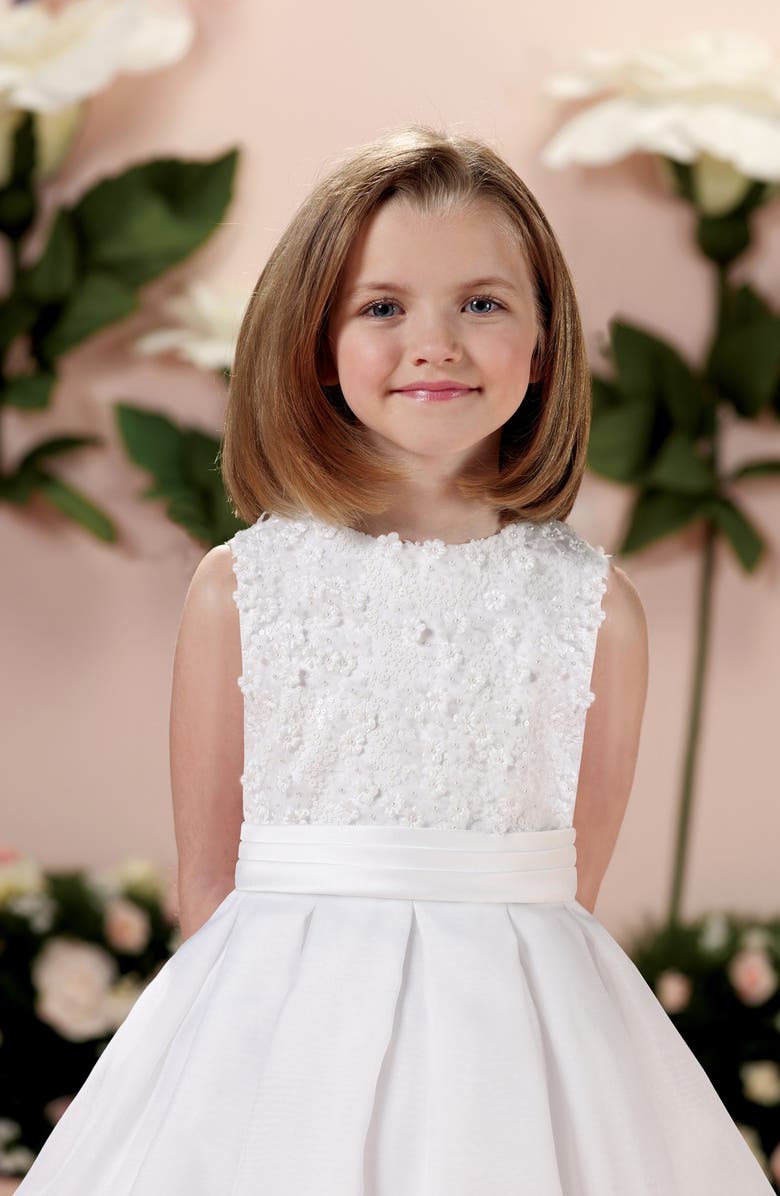 Joan Calabrese for Mon Cheri Sleeveless First Communion Dress, Alternate, color, 