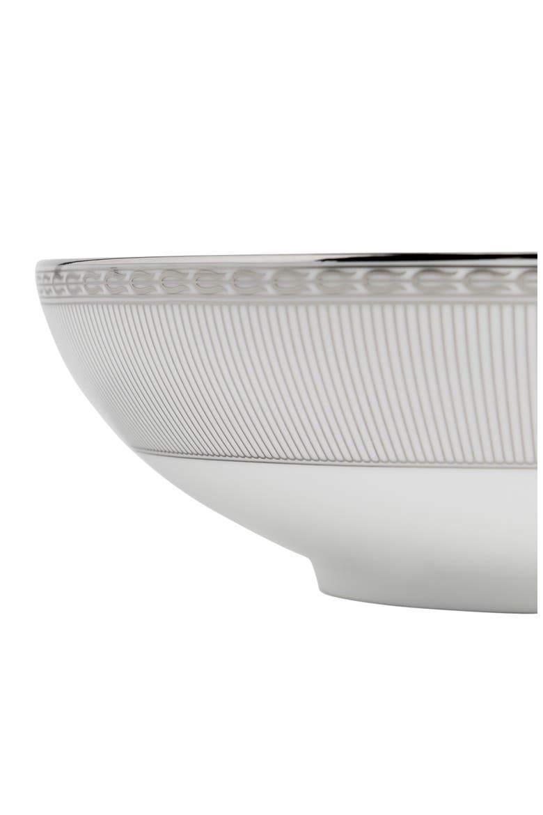 Silver Tonquin Bone China Cereal Bowl, Alternate, color, SILVER