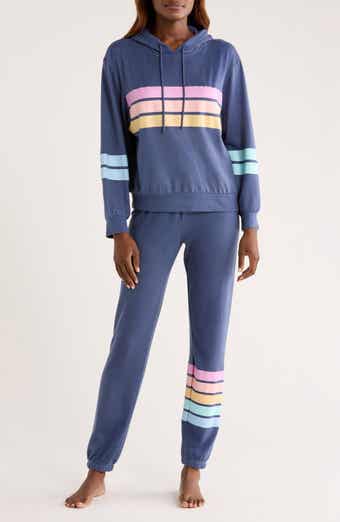 PJ Salvage Stripe Pajama Hoodie & Jogger Set