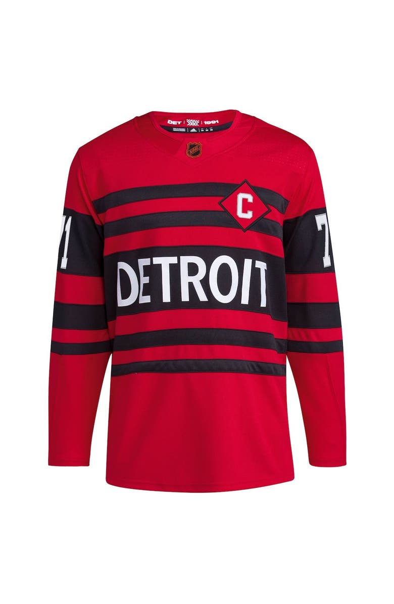 adidas Men's adidas Dylan Larkin Red Detroit Red Wings Reverse Retro 2.0 Authentic Player Jersey, Alternate, color, 