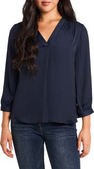 Vince Camuto Rumple Satin Top