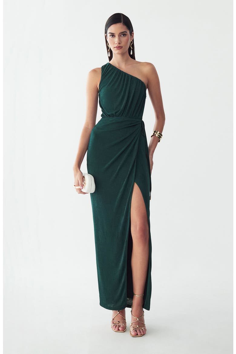 Emilie Maxi Dress, Alternate, color, Emerald