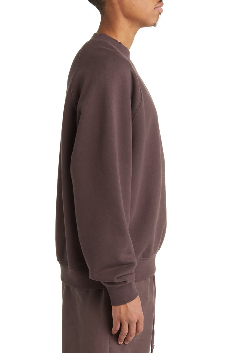 Essentials Crewneck Sweatshirt, Alternate, color, PLUM