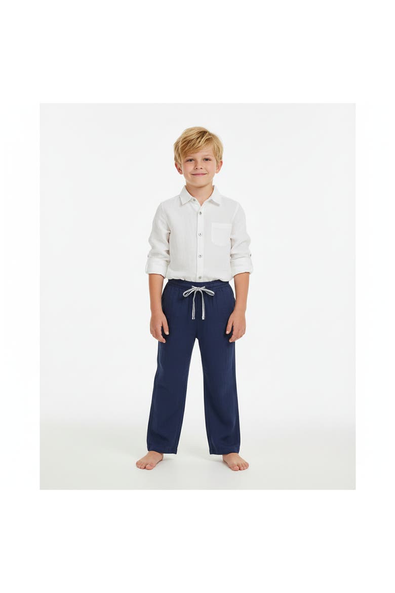 La Plage Drawstring Pant, Alternate, color, Blue