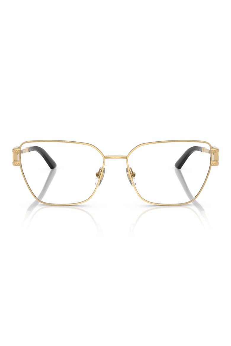 55mm Pillow Optical Glasses, Main, color, GOLD
