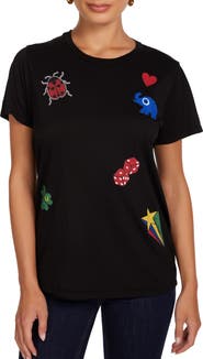 Lauren Moshi Wolf Lucky Elements Top
