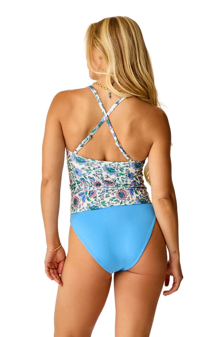 Serenity Compression Tankini, Alternate, color, Cloud Multifloral