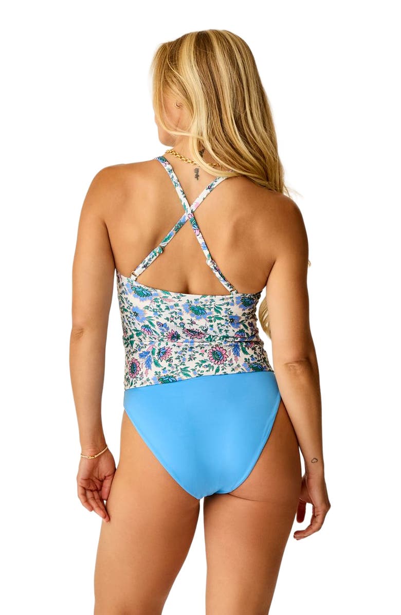 Carve Designs Serenity Compression Tankini, Alternate, color, Cloud Multifloral