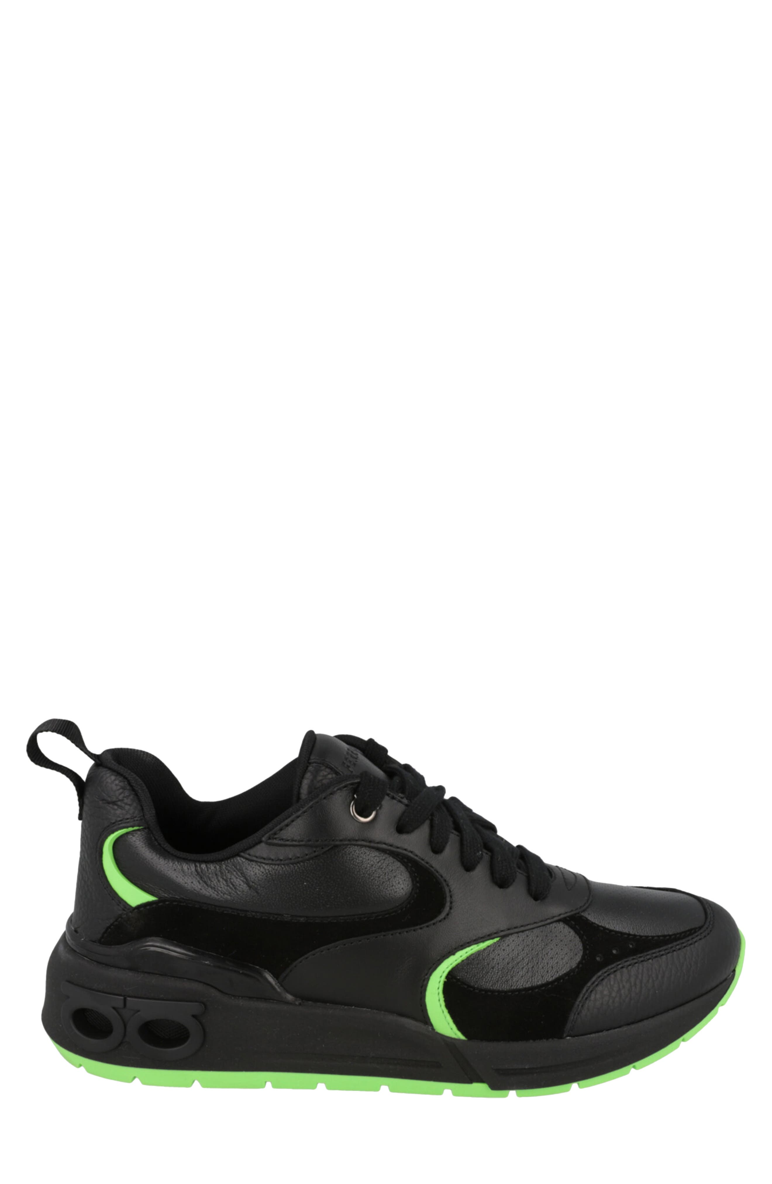 FERRAGAMO Cosimina Low Top Sneaker, Alternate, color, Black