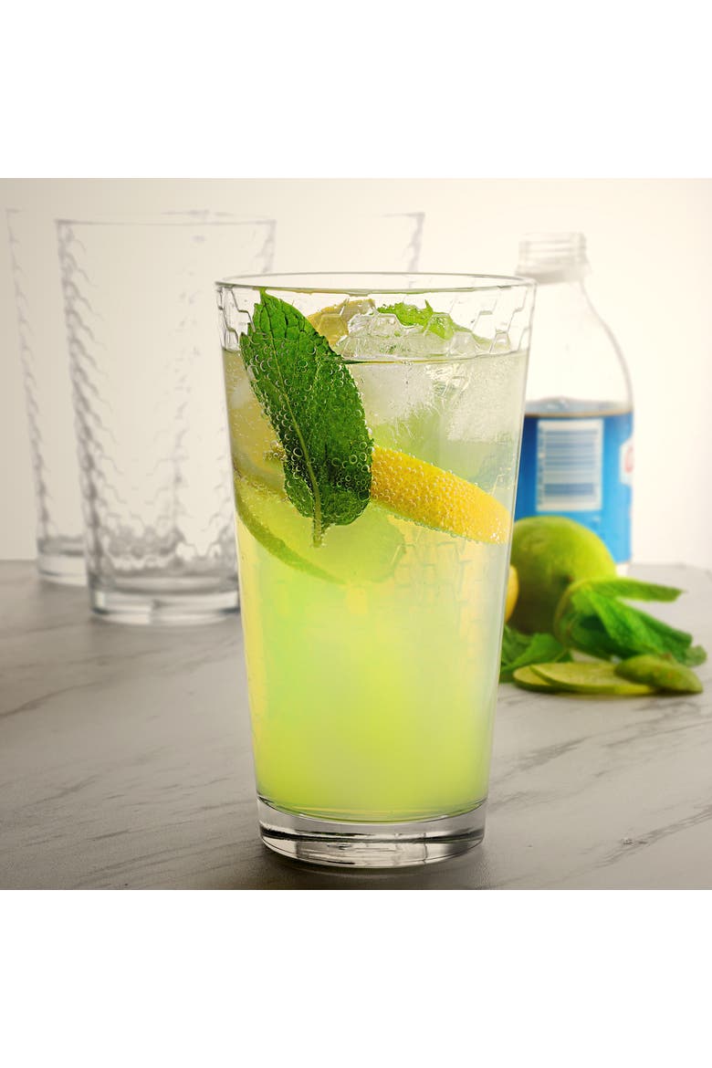 16 Piece Horizon Double Old Fashioned Tumbler Glass Set, Alternate, color, None