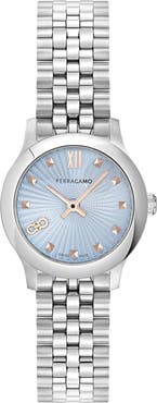 FERRAGAMO Duo Mini Bracelet Watch, 25mm