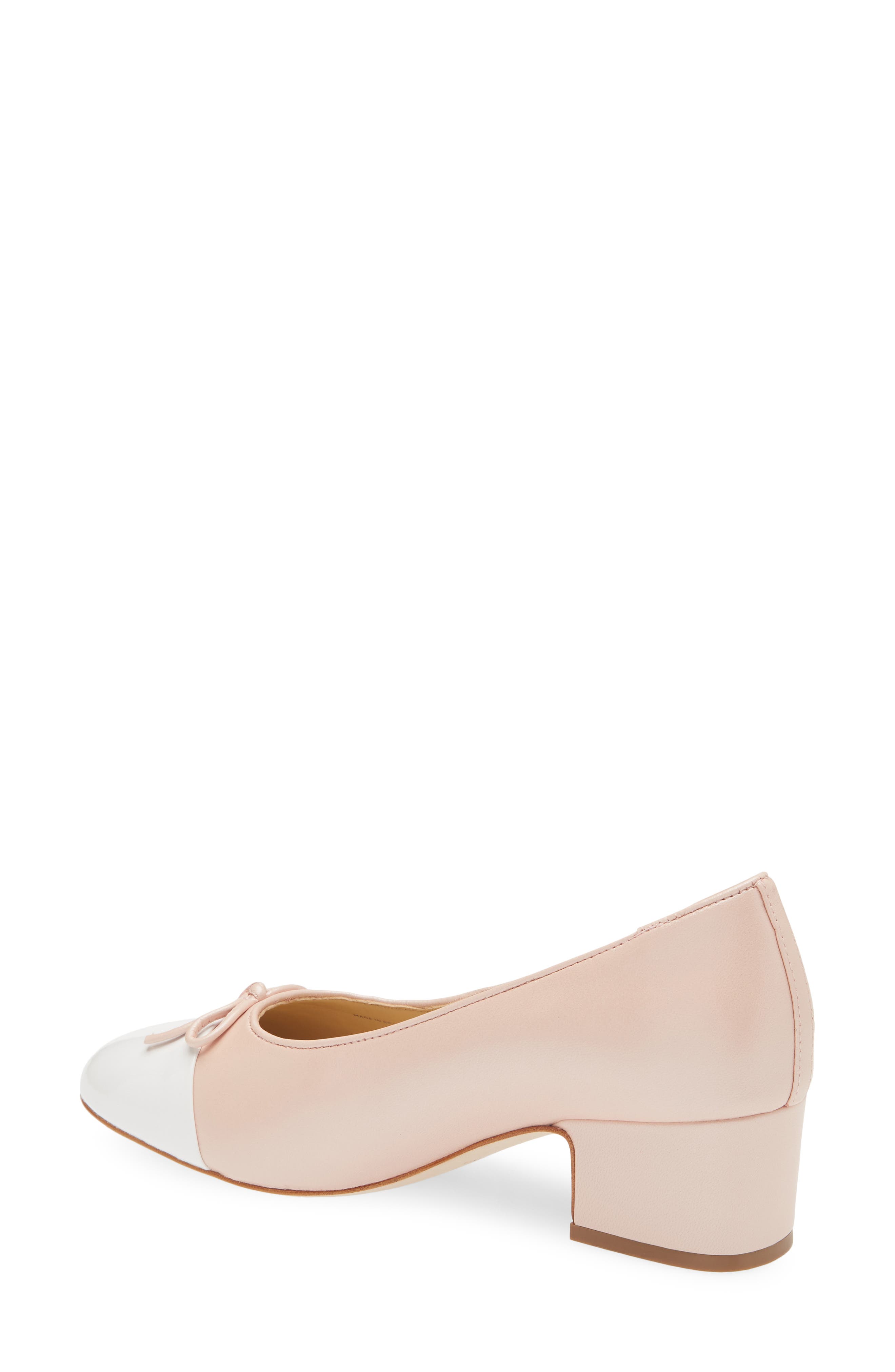 Sandy Liang Bow Pump, Alternate, color, Pearl Pink