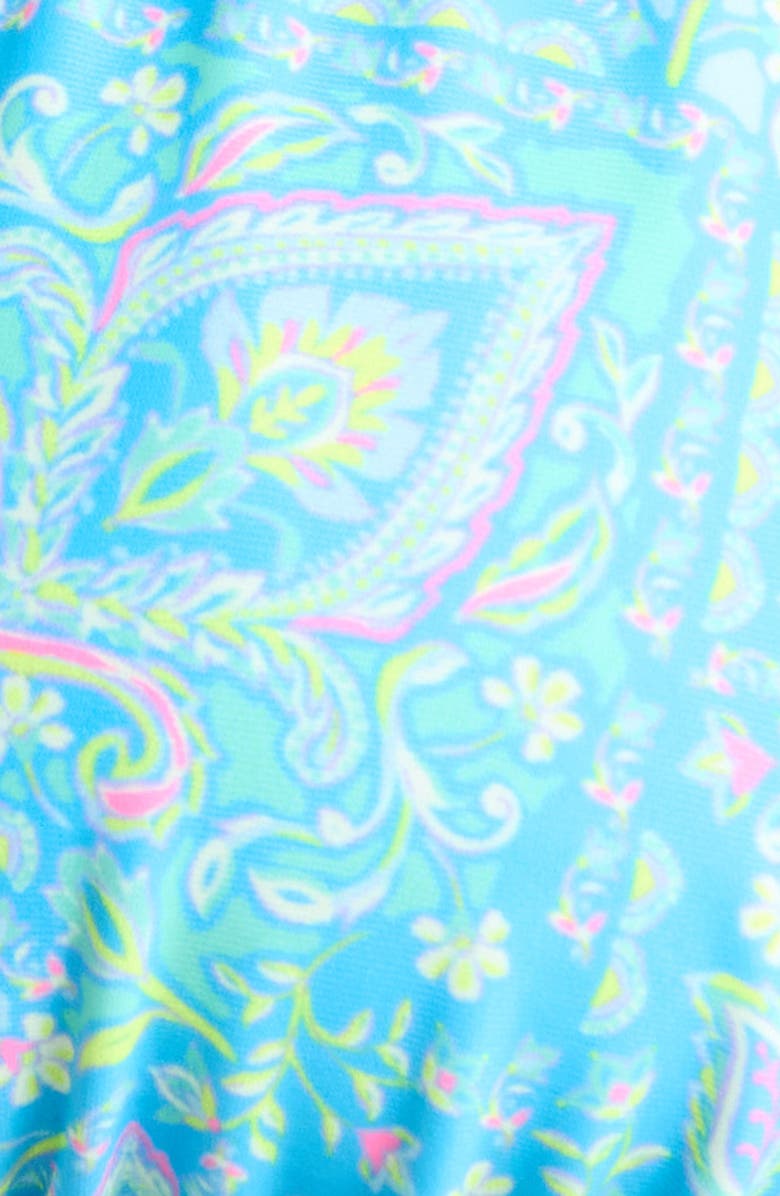 Kulani Kinis Embroidered & Crochet Trim Bikini Top, Alternate, color, Stargaze