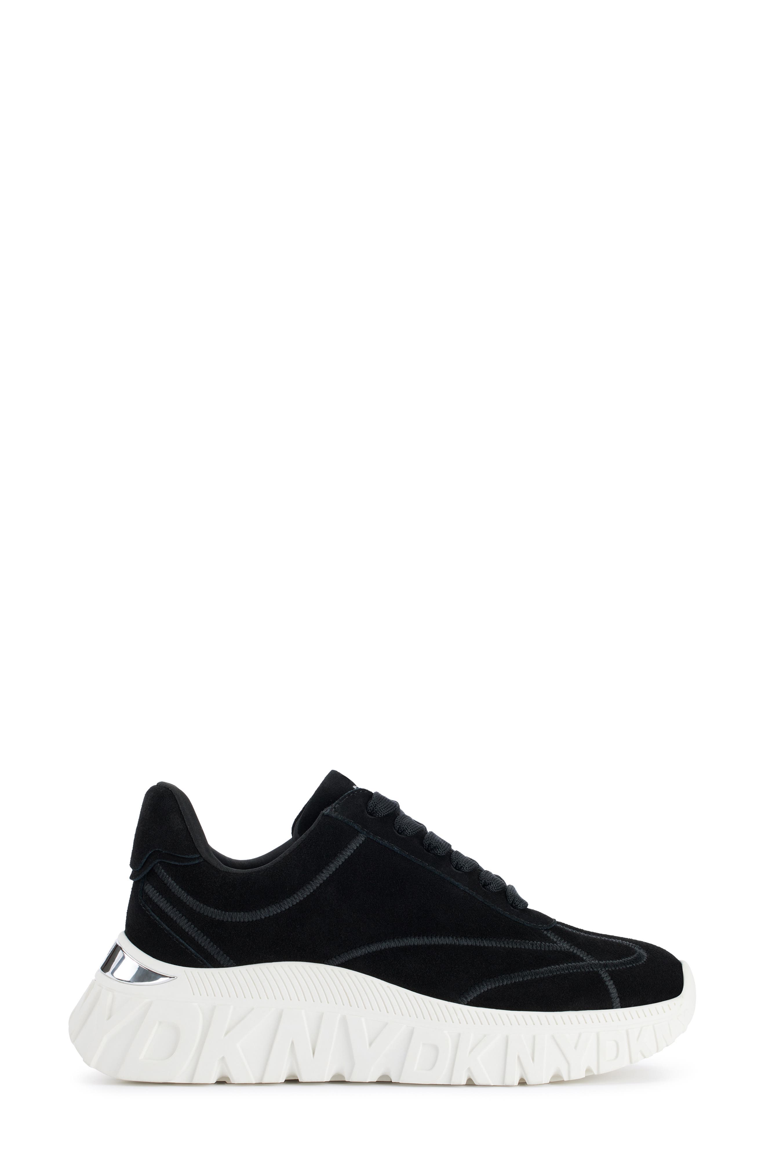 DKNY Laeoni Platform Sneaker, Alternate, color, Black